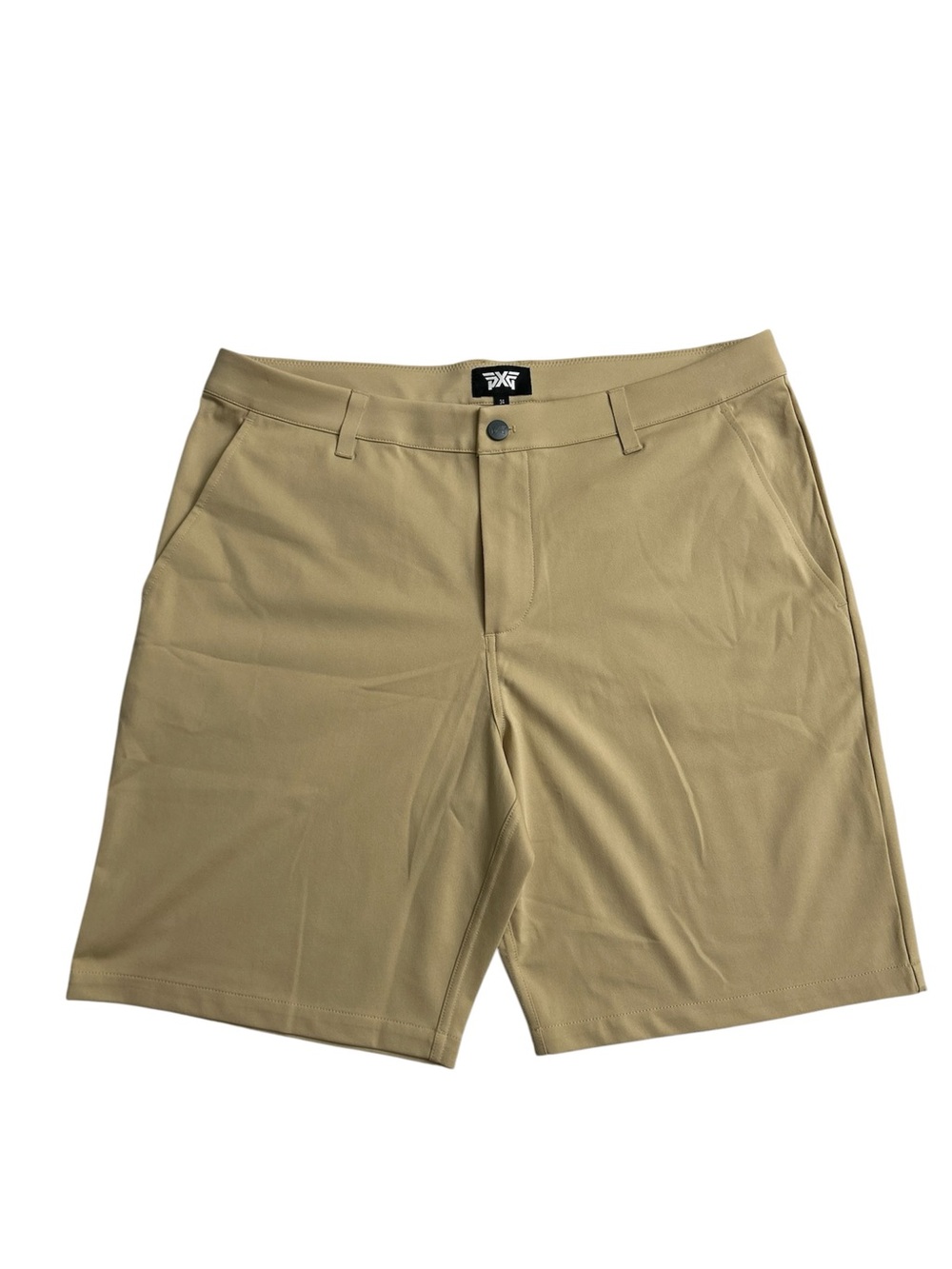 PXG Parsons Xtreme Golf Men's Performance Shorts - Size 34 Light Khaki Beige